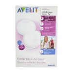 Прокладки-вкладыши в бюстгалтер, Avent (Авент) 30 шт SCF254/30 арт. 05950 дневные для кормящих одноразовые