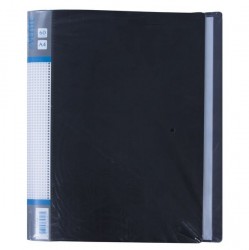 Папка deVente с 60 карманами черная