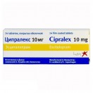Ципралекс, табл. п/о 10 мг №14