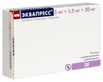 Эквапресс, капсулы с модифицированным высвобождением 5 мг+1.5 мг+20 мг 28 шт