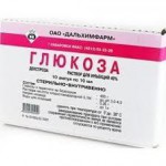 Глюкоза, раствор для внутривенного введения 40% 10 мл 10 шт ампулы
