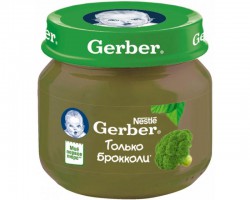 Пюре Gerber брокколи с 5 мес 80 г