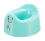 Горшок детский, Пластишка арт. 431333009 зеленый с аппликацией