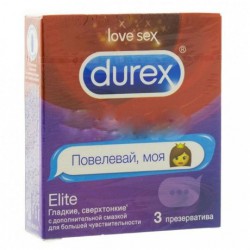 Презервативы, Durex (Дюрекс) 3 шт элит эмоджи