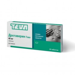 Дротаверин-Тева табл. 40 мг 20 шт.