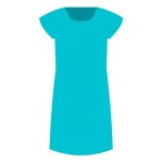 Рубашка для роженицы нестерильная, 10 шт 25 г/м2 110 см СМС 25 белый/голубой инд. упак.