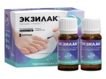 Экзилак, лак для ногтей лекарственный 4%+3% 10 г 2 шт в комплекте с пилками 30 шт