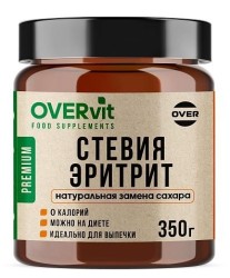 Эритрит + Стевия 350 г 1 шт. OVERvit