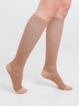 Гольфы компрессионные женские, Эласма р. 3 арт. С-501 1 класс компрессии на хлопковой основе бежевые