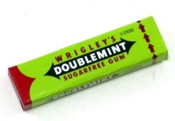 Жевательная резинка Wrigley's 14 г Даблминт