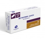 Метформин Канон, табл. п/о пленочной 1000 мг №30