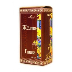 Глина 100 г желтая