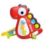 Игрушка-тянучка развивающая десткая, Roxy kids (Рокси кидс) арт. RMON-004-R Бьюзи дино красная