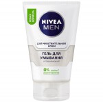 Гель для умывания для мужчин, Nivea (Нивея) 100 мл для чувствительной  кожи