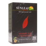Чай черный, Sunleaf (Санлиф) 100 г 1 шт с маракуйей коробка