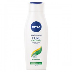 Шампунь, Nivea (Нивея) 400 мл Пур энд Нейчерал с Аргановым маслом и Алоэ Вера для всех типов волос