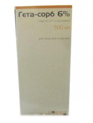 Гета-сорб р-р д/инф. 6% 500 мл №1 шт.